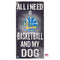 Golden State Warriors Distressed Basketball And My Dog Sign - National Fur League