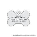 Mickey Mouse Pattern Large Bone Id Tag
