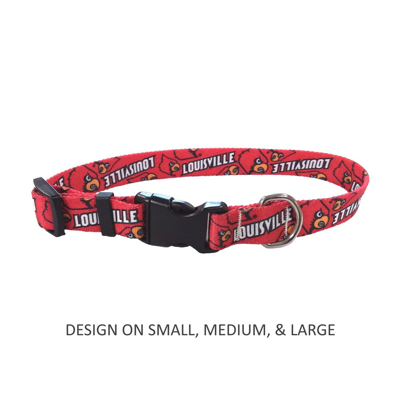 Louisville Cardinals Pet Nylon Collar