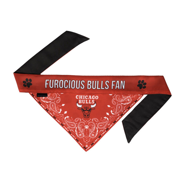 Chicago Bulls Pet Reversible Paisley Bandana