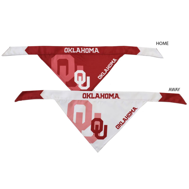 Oklahoma Sooners Home & Away Pet Bandana Set