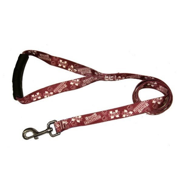 Mississippi State Bulldogs Ez Grip Nylon Leash