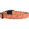 Pink Leopard Print Nylon Ribbon Dog Collar - National Fur League