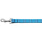 Blue Plaid Nylon Ribbon Dog Leash - National Fur League