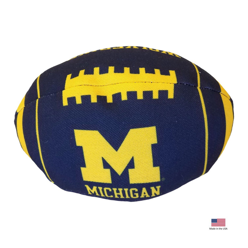 Michigan Wolverines Football Toss Toy - National Fur League