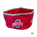 Ohio State Buckeyes Collapsible Pet Bowl - National Fur League