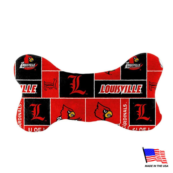 Louisville Cardinals Plush Bone Toy - National Fur League