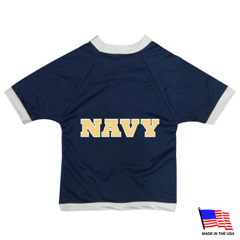 Navy Midshipmen Athletic Mesh Pet Jersey - National Fur League