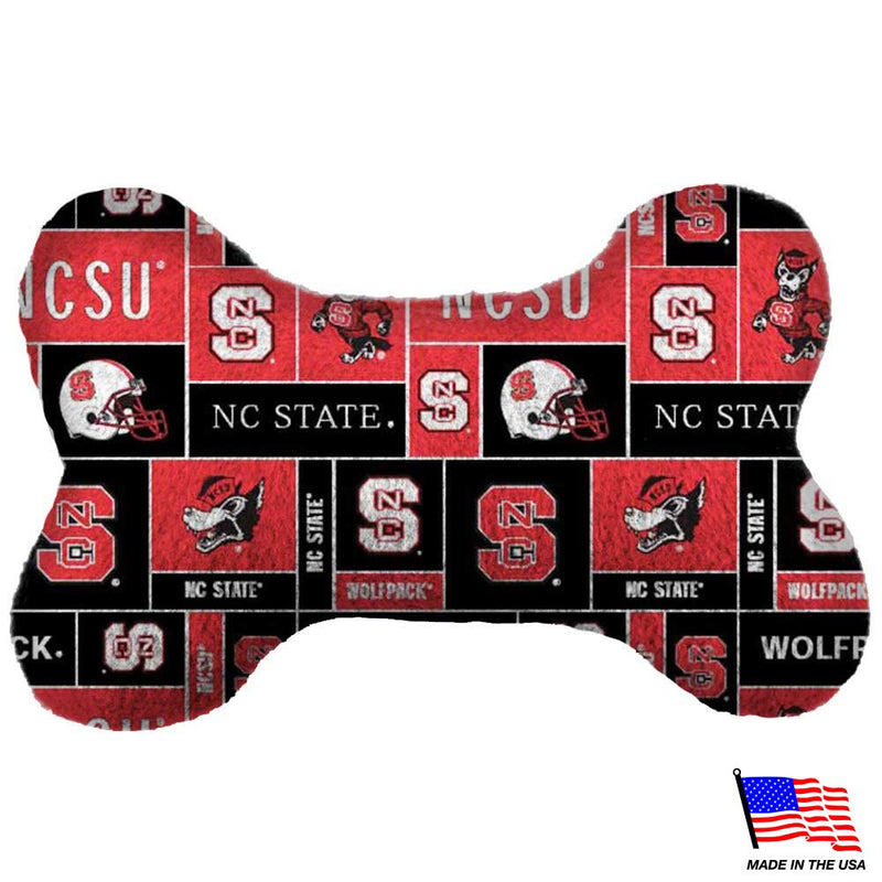 Nc State Wolfpack Plush Bone Toy - National Fur League