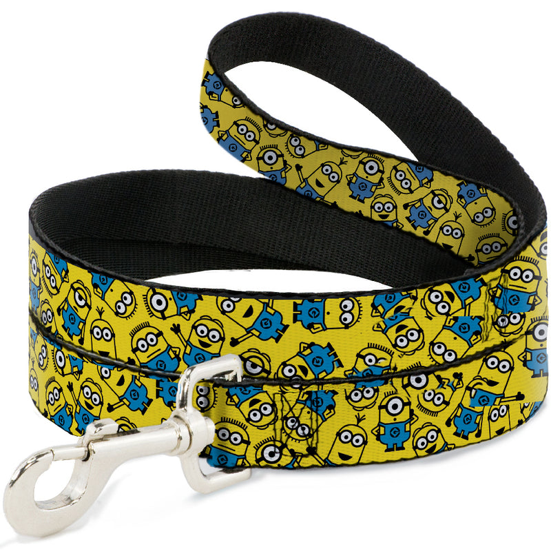 Buckle-down Minions Scattered Yellow Pet Leash - National Fur League
