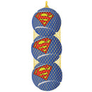 Buckle-down Superman Pet Squeaky Tennis Ball 3-pack - National Fur League