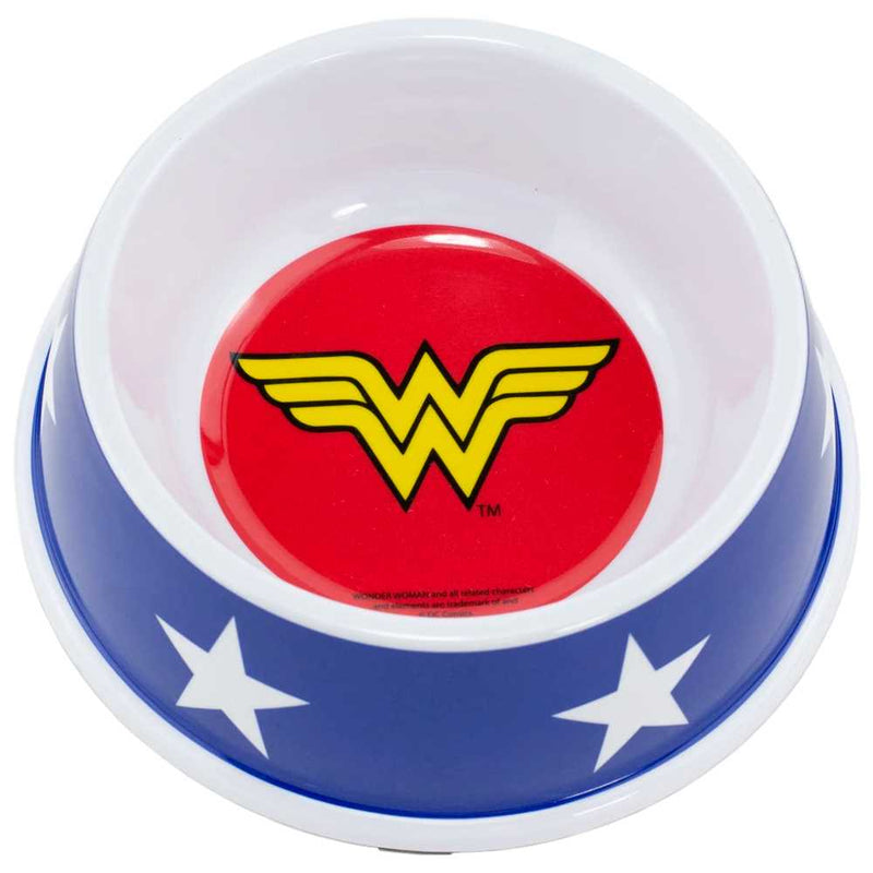 Buckle-down Wonder Woman Pet Bowl - National Fur League