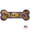 Washington Huskies Distressed Dog Bone Wooden Sign - National Fur League