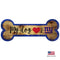 New York Giants Distressed Dog Bone Wooden Sign - National Fur League