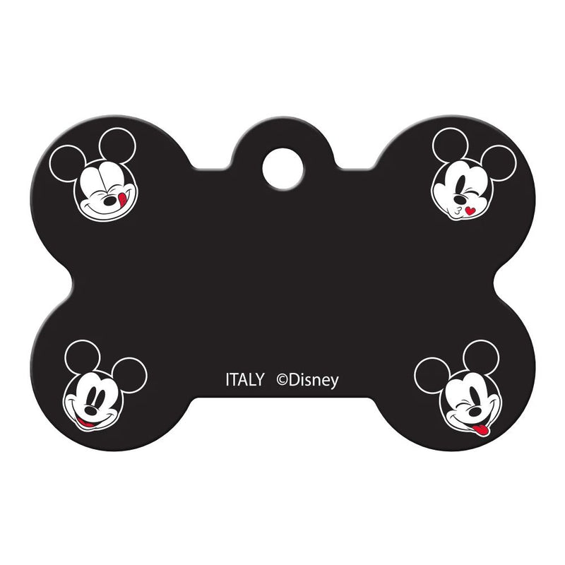 Mickey Mouse Pattern Large Bone Id Tag