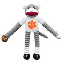 Clemson Tigers Sock Monkey Pet Toy - National Fur League