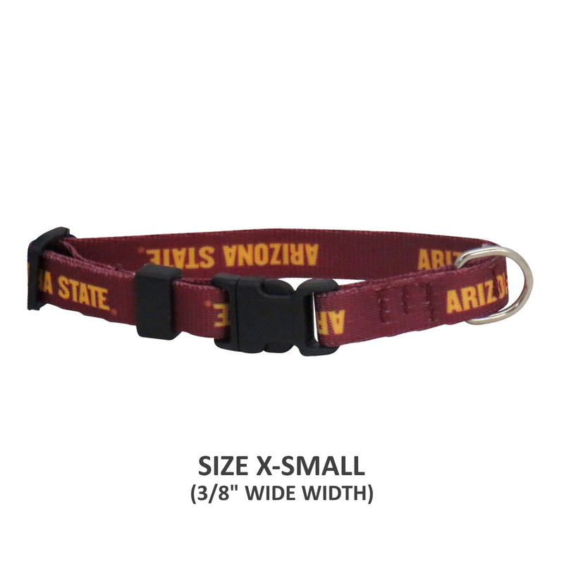 Arizona State Sun Devils Pet Nylon Collar - National Fur League