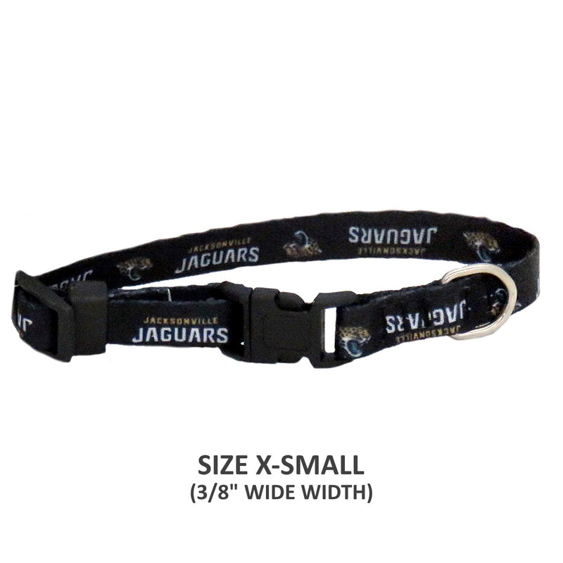 Jacksonville Jaguars Pet Nylon Collar - National Fur League