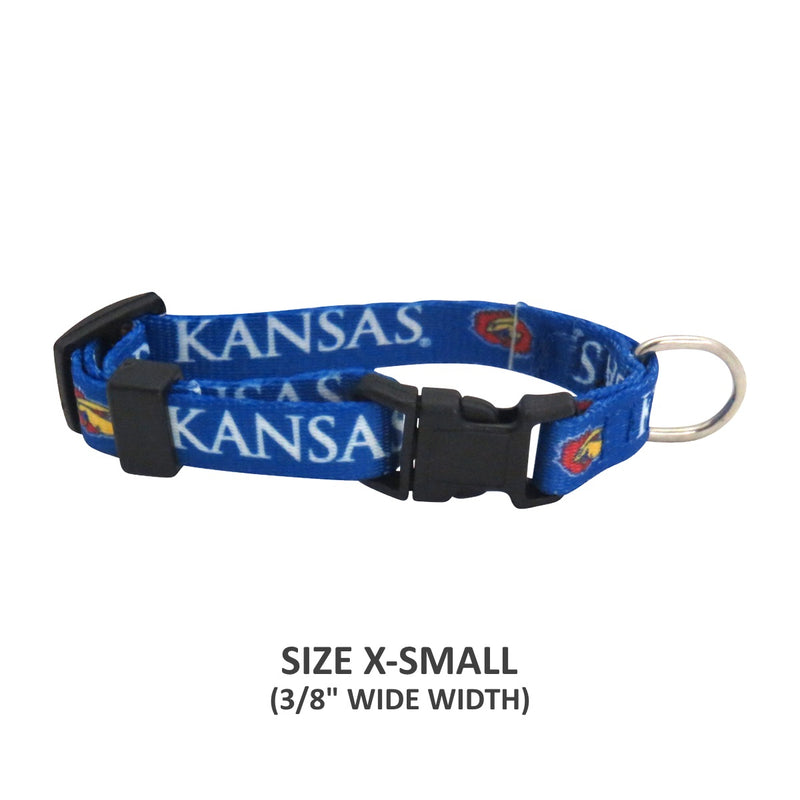 Kansas Jayhawks Pet Nylon Collar