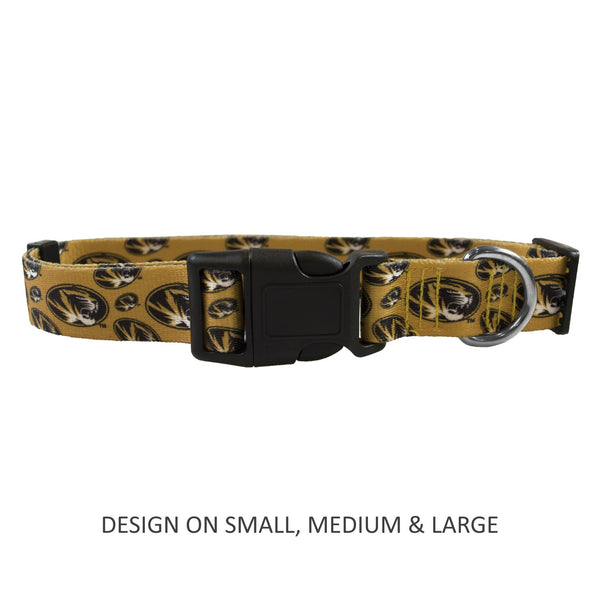 Missouri Tigers Pet Nylon Collar - National Fur League