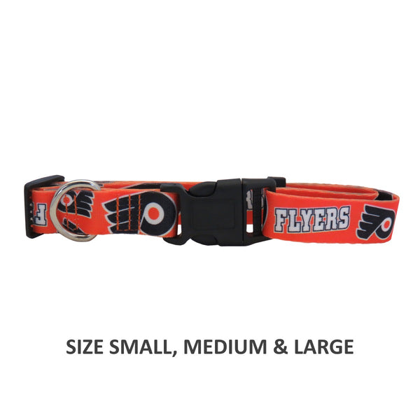 Philadelphia Flyers Pet Nylon Collar - National Fur League