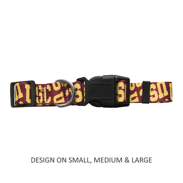 Usc Trojans Pet Nylon Collar - National Fur League