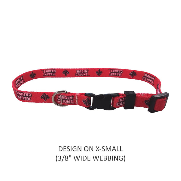 Louisiana Ragin' Cajuns Pet Nylon Collar