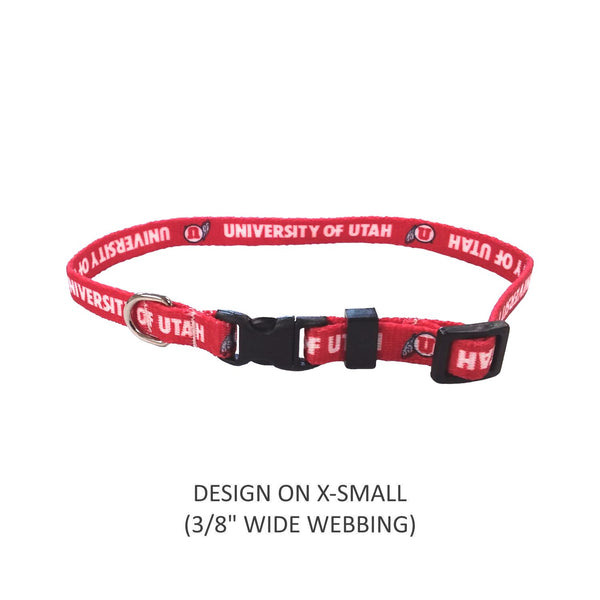 Utah Utes Pet Nylon Collar