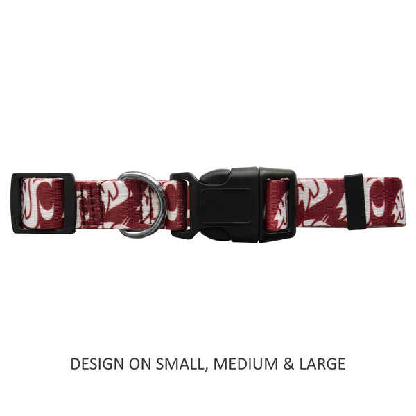 Washington State Cougars Pet Nylon Collar - National Fur League