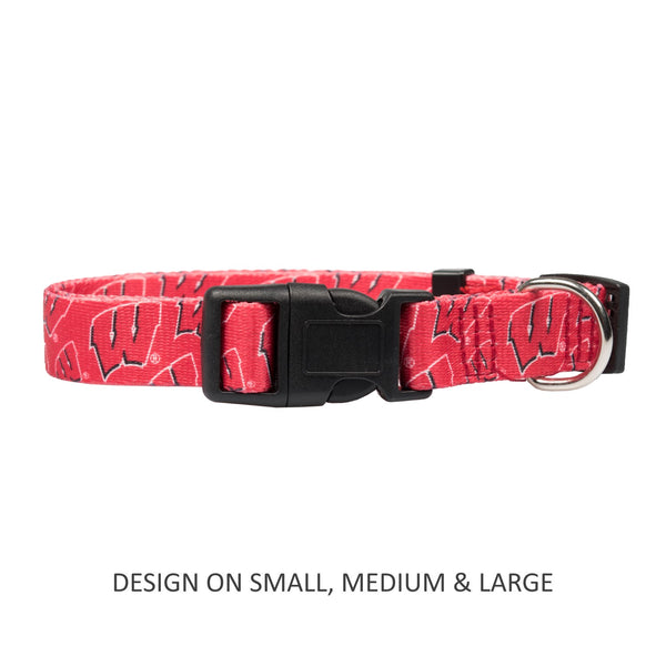 Wisconsin Badgers Pet Nylon Collar - National Fur League