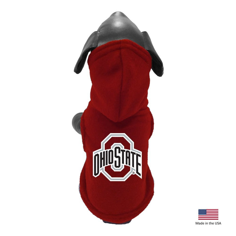 Ohio State Buckeyes Polar Fleece Pet Hoodie - National Fur League