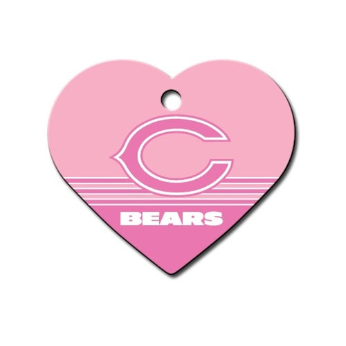 Chicago Bears Heart Id Tag - National Fur League