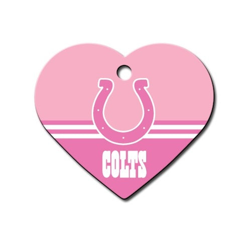 Indianapolis Colts Heart Id Tag - National Fur League