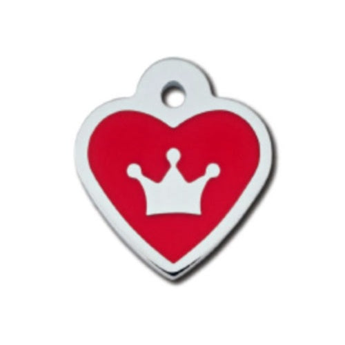 Small Epoxy Filled Heart Id Tag - National Fur League