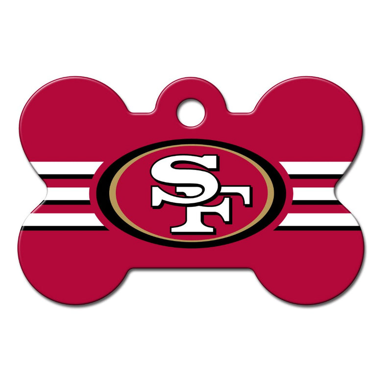 San Francisco 49ers Bone Id Tag - National Fur League