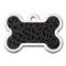 Large Leather Look Inset Bone Id Tag - National Fur League