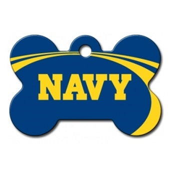 Navy Midshipmen Bone Id Tag - National Fur League