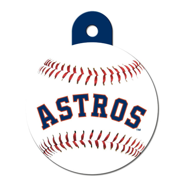 Houston Astros Large Circle Id Tag - National Fur League