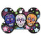 Day Of The Dead Large Bone Id Tag - National Fur League