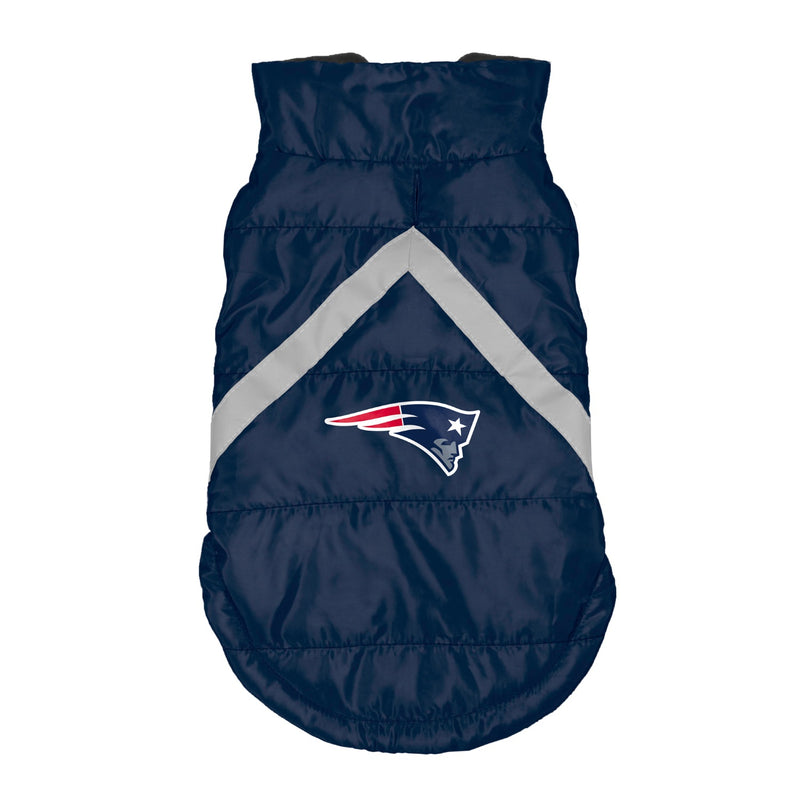 New England Patriots Pet Puffer Vest - National Fur League