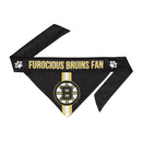 Boston Bruins Pet Reversible Paisley Bandana - National Fur League