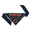 Chicago Bears Pet Reversible Paisley Bandana - National Fur League