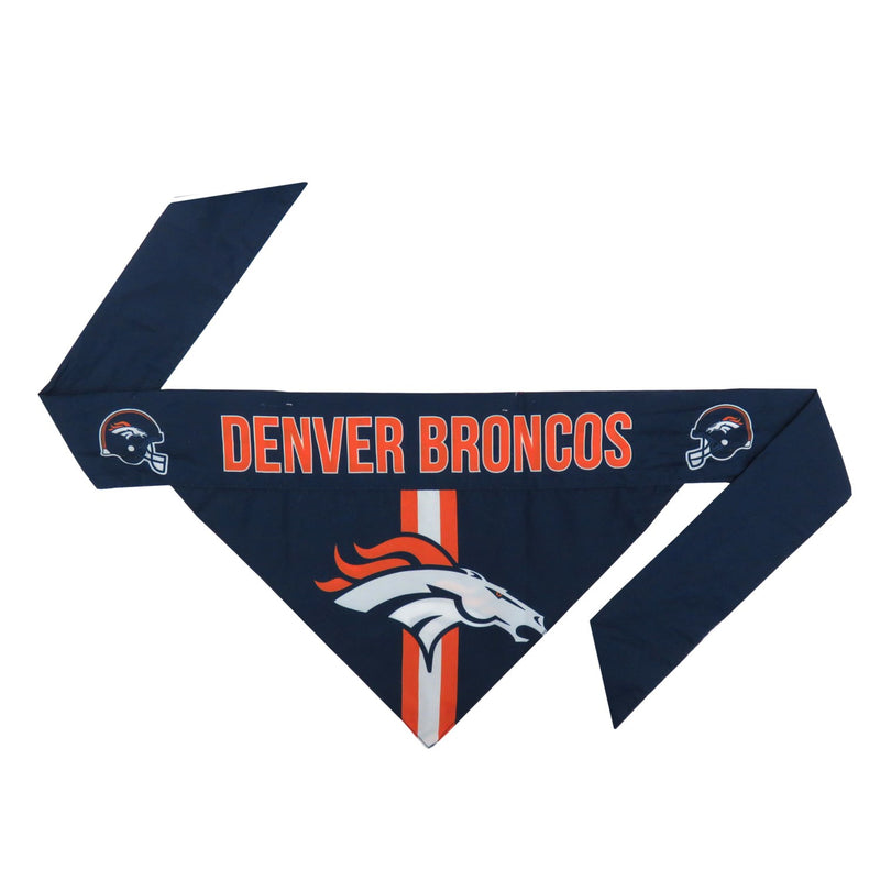 Denver Broncos Pet Reversible Paisley Bandana - National Fur League