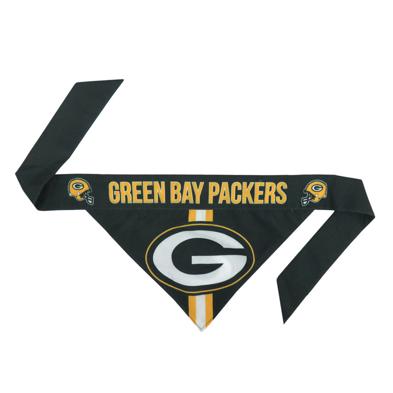 Green Bay Packers Pet Reversible Paisley Bandana - National Fur League