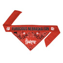 Nebraska Huskers Pet Reversible Paisley Bandana - National Fur League