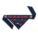 New England Patriots Pet Reversible Paisley Bandana - National Fur League