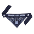 North Carolina Tarheels Pet Reversible Paisley Bandana - National Fur League