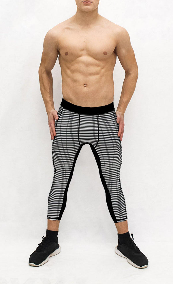 White Lines Men's Pocket Tights