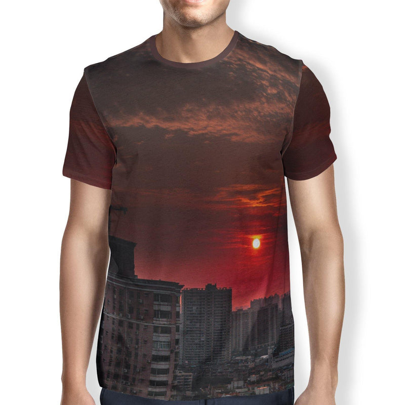 Red Sunset Men's T-shirt