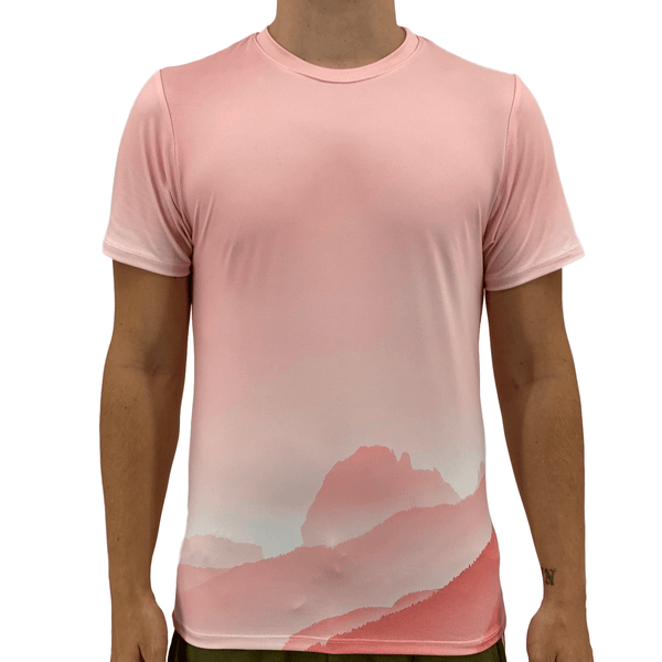 Pink Mountain Men's T-Shirt
